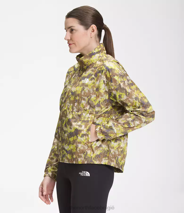 kleding 280T1020 Utility bruin gestippelde kampprint Hydranaline trui 2000 vrouwen The North Face