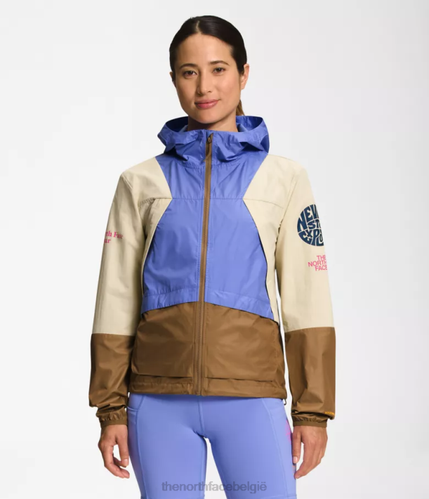 kleding 280T316 grind/diepe maagdenpalm/nuttig bruin trailwear windfluitjack vrouwen The North Face