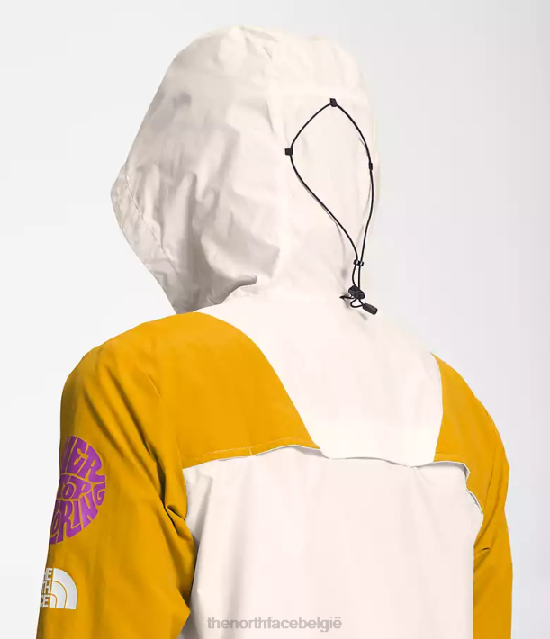 kleding 280T318 arrowwood geel/gardenia wit/tnf zwart trailwear windfluitjack vrouwen The North Face