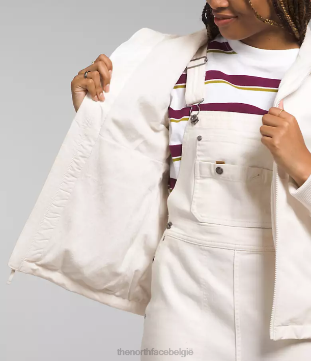 kleding 280T330 gardenia wit Shelbe Raschel-hoodie vrouwen The North Face