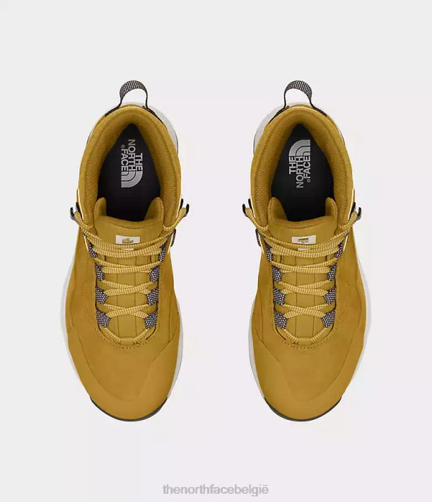 schoenen 280T750 pijlhout geel/gardenia wit Cragstone lederen half waterdichte laarzen vrouwen The North Face