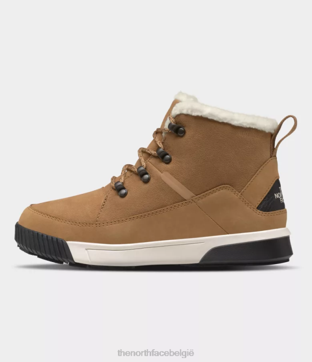 schoenen 280T1101 amandelboter/tnf zwart Sierra halfhoge waterdichte laarzen met kant vrouwen The North Face