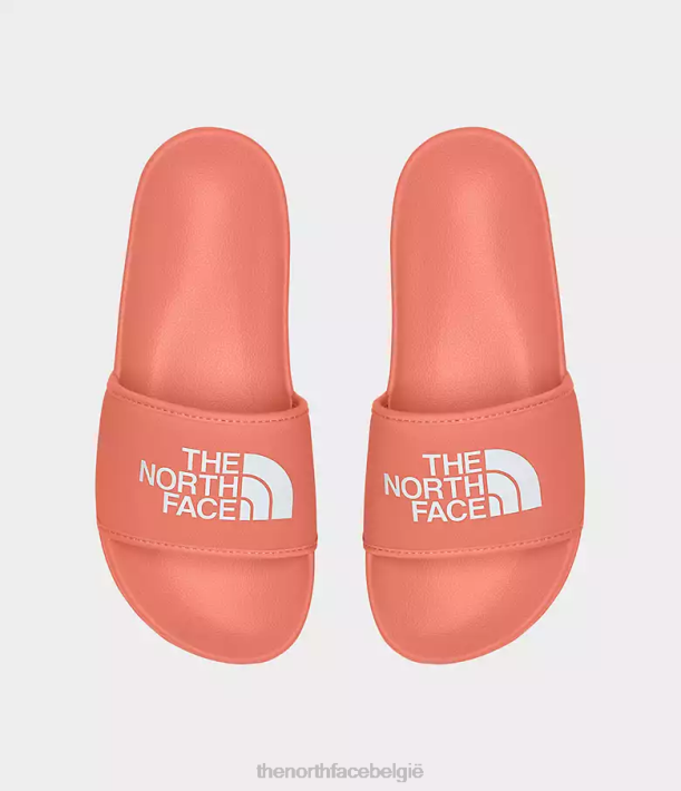 schoenen 280T577 stoffig koraal oranje/tnf wit basiskampglijbanen iii vrouwen The North Face