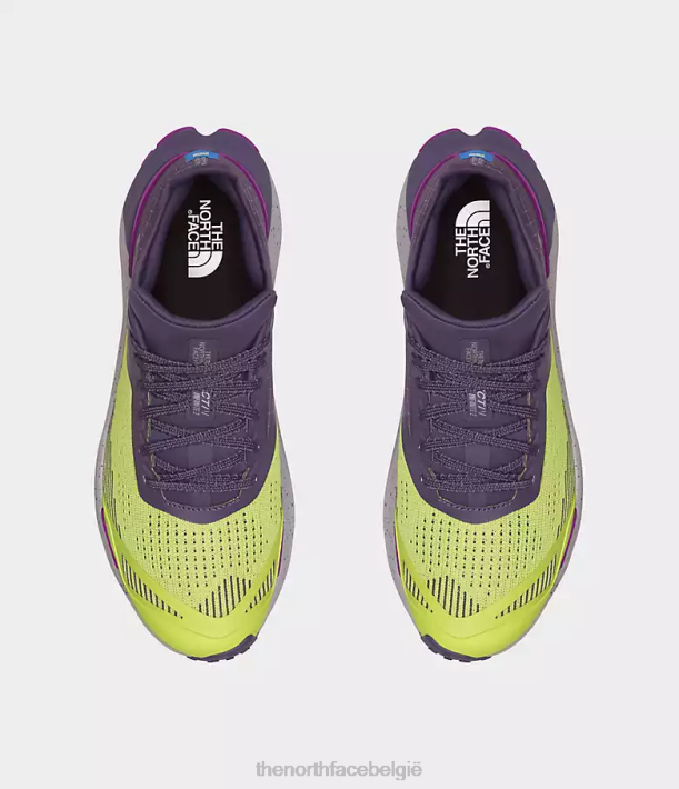 schoenen 280T335 top leidde geel/maanleisteen vectiv oneindig 2 schoenen vrouwen The North Face