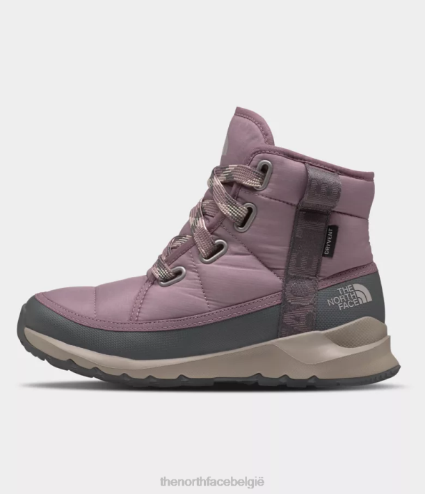 schoenen 280T813 reegrijs/asfaltgrijs Thermoball luxe waterdichte laarzen met veters vrouwen The North Face