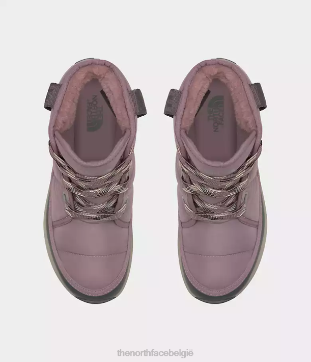 schoenen 280T813 reegrijs/asfaltgrijs Thermoball luxe waterdichte laarzen met veters vrouwen The North Face