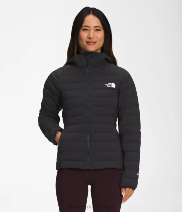 kleding 280T671 tn zwart Belleview stretch-down hoodie vrouwen The North Face