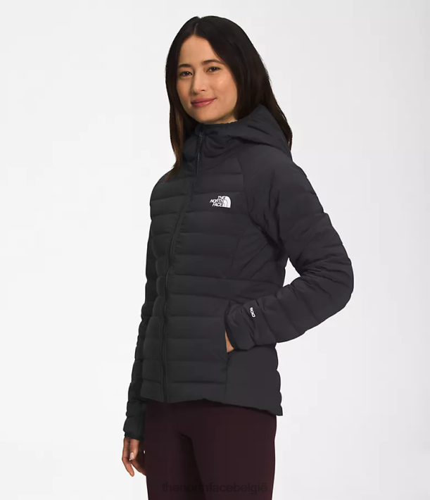 kleding 280T671 tn zwart Belleview stretch-down hoodie vrouwen The North Face
