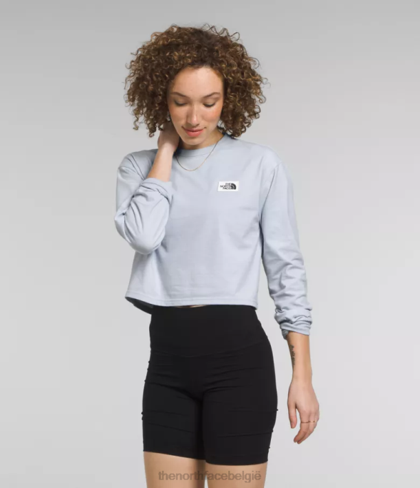 kleding 280T850 stoffige maagdenpalm Heritage patch-T-shirt met lange mouwen vrouwen The North Face