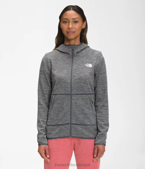 kleding 280T742 tnf middengrijs gemêleerd Canyonlands-hoodie vrouwen The North Face