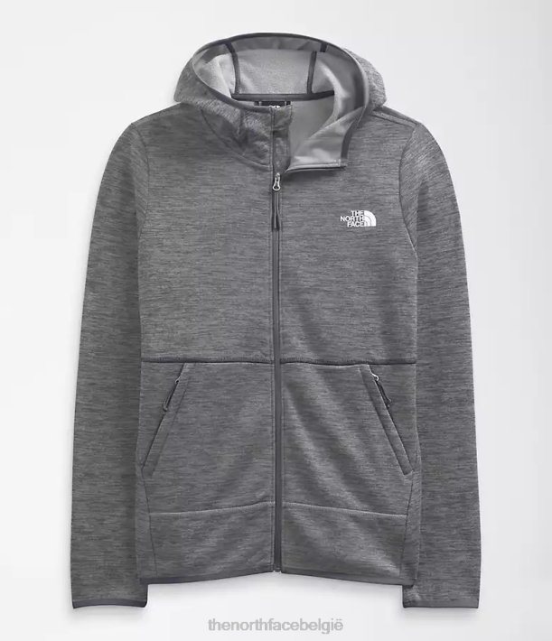 kleding 280T742 tnf middengrijs gemêleerd Canyonlands-hoodie vrouwen The North Face