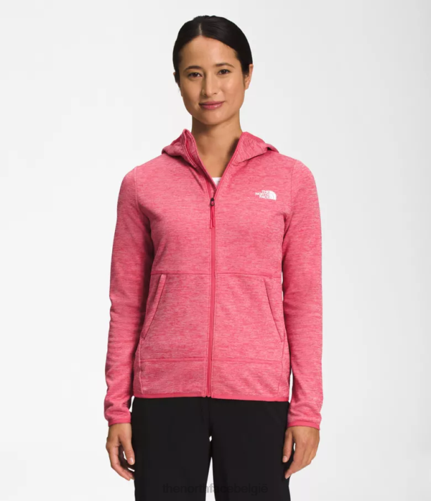 kleding 280T746 kosmo roze witte heide Canyonlands-hoodie vrouwen The North Face