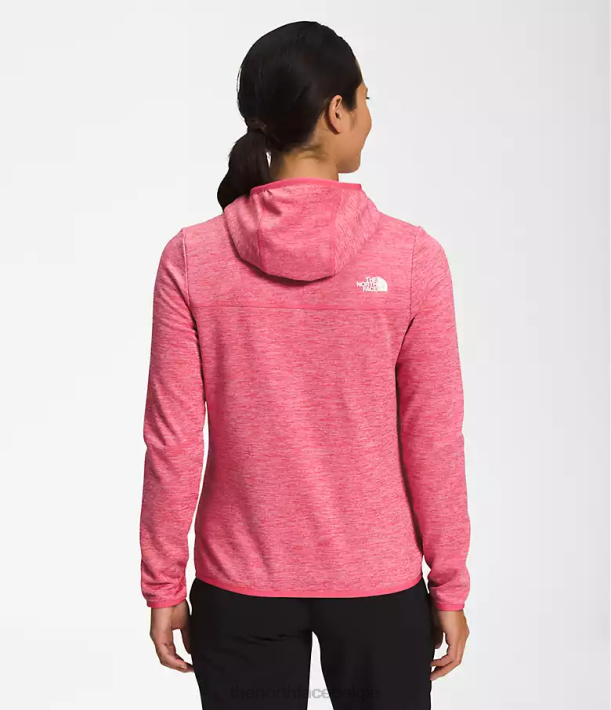 kleding 280T746 kosmo roze witte heide Canyonlands-hoodie vrouwen The North Face