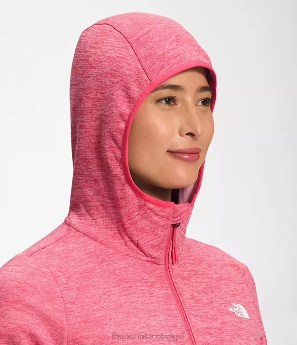 kleding 280T746 kosmo roze witte heide Canyonlands-hoodie vrouwen The North Face