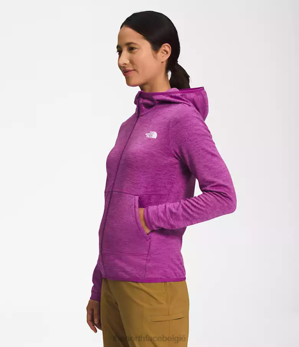 kleding 280T747 paarse cactusbloem witte heide Canyonlands-hoodie vrouwen The North Face