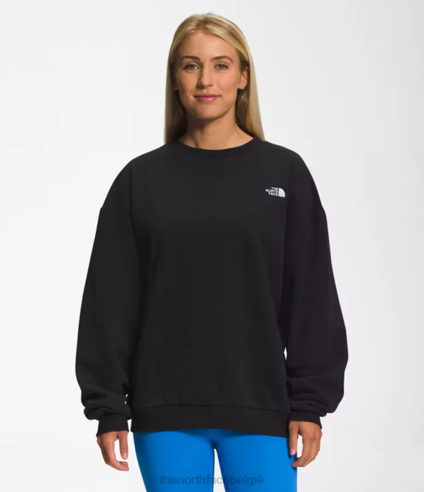 kleding 280T808 tn zwart Gevilte fleece bemanning vrouwen The North Face