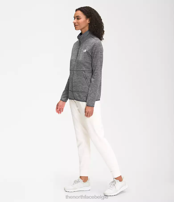 kleding 280T377 tnf middengrijs gemêleerd Canyonlands met volledige ritssluiting vrouwen The North Face