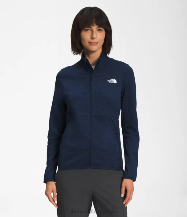 kleding 280T378 top marine donker heide Canyonlands met volledige ritssluiting vrouwen The North Face