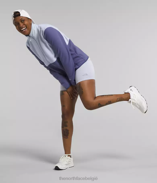 kleding 280T441 grotblauw/stoffige maagdenpalm Alpine Polartec 100-jas vrouwen The North Face