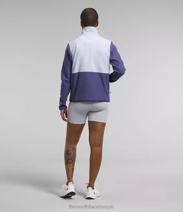 kleding 280T441 grotblauw/stoffige maagdenpalm Alpine Polartec 100-jas vrouwen The North Face