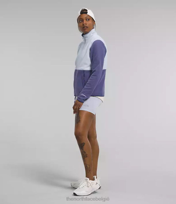 kleding 280T441 grotblauw/stoffige maagdenpalm Alpine Polartec 100-jas vrouwen The North Face