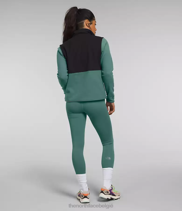 kleding 280T443 donker salie/tnf zwart Alpine Polartec 100-jas vrouwen The North Face